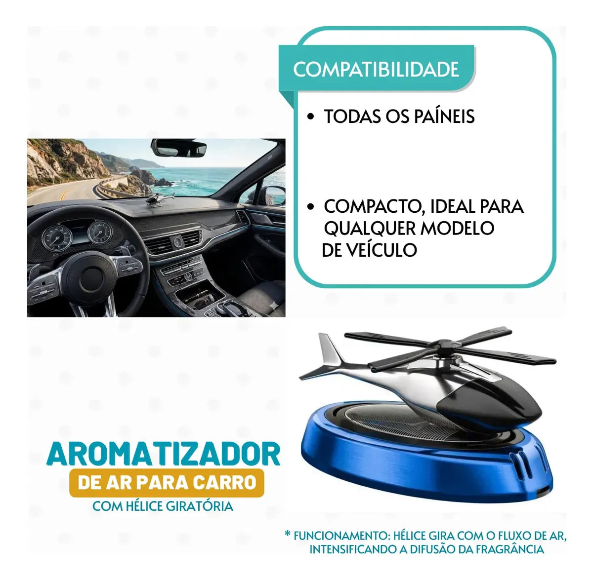 Difusor De Aroma De Helicoptero Autos